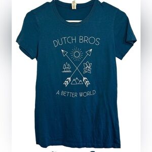 ✌️Dutch Bros Blue “A Better World” Vintage Soft DB 1992